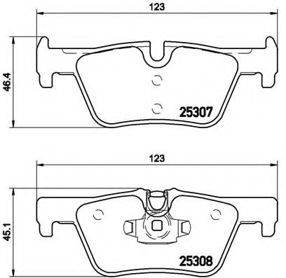 Remsa Brake Pad Rear
